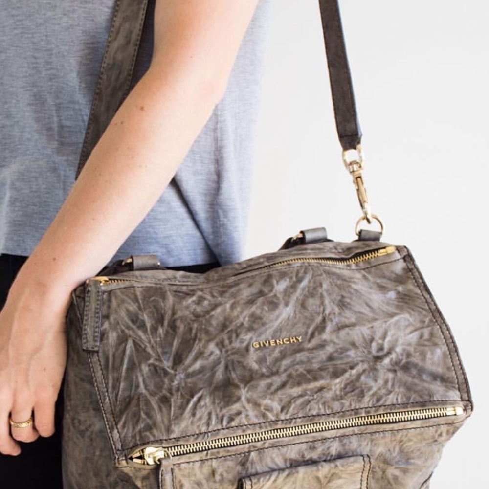 New Givenchy ‘Medium Pepe Pandora' Leather Satchel